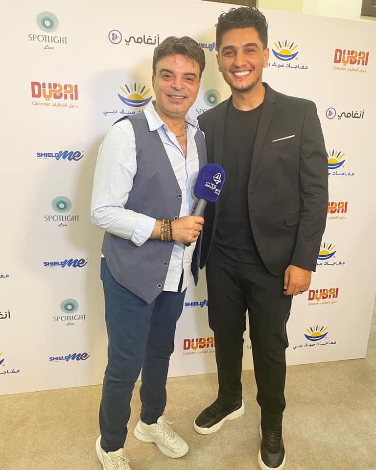 عمر مع محبوب العرب محمد عساف