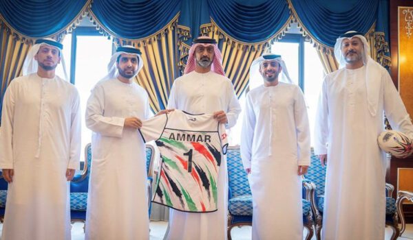 عمار النعيمي يستقبل مجلس إدارة اتحاد الإمارات للرجبي
