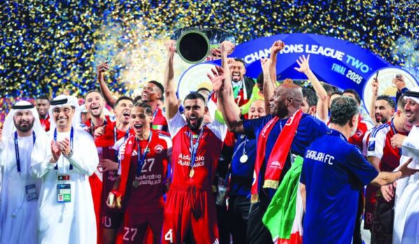 الشارقة يحصل على 3.28 مليون دولار بعد التتويج بأبطال آسيا 