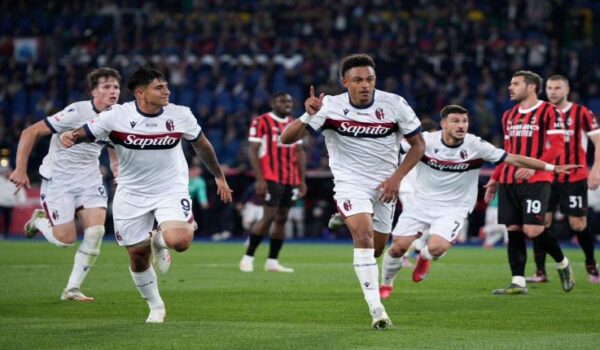 بولونيا يصعق ميلان ويتوج بلقب كأس إيطاليا