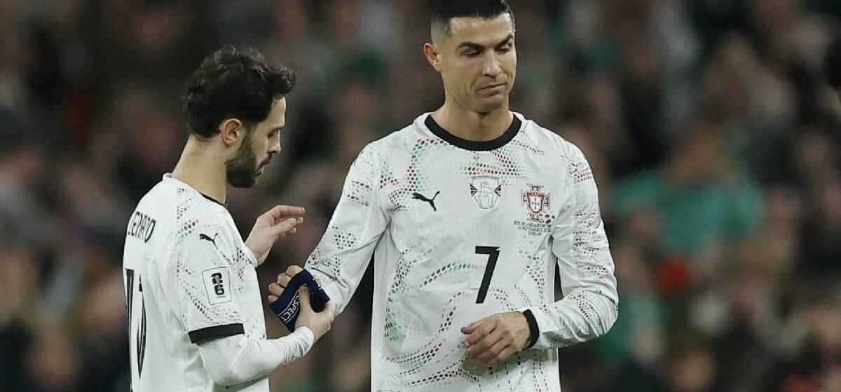 رونالدو يُطرد لأول مرة في مسيرته مع البرتغال