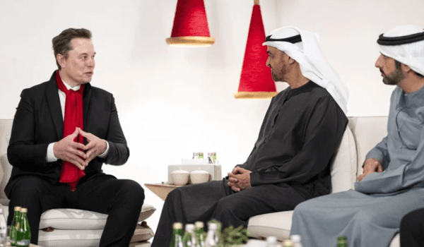 رئيس الدولة يلتقي إيلون ماسك