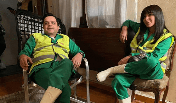 محمد هنيدي يعلن موعد عرض فيلمه الجديد الجواهرجي مع منى زكي