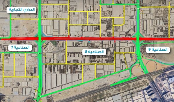 تحويل حركة المرور على طريق الخان بالشارقة مؤقتاً اعتباراً من الجمعة